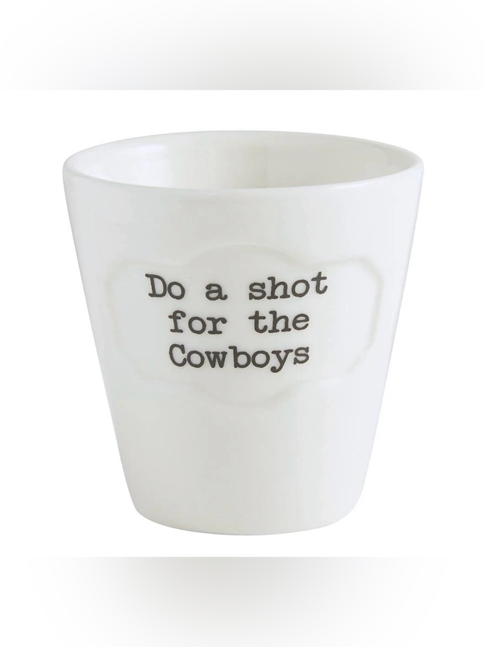 Set of 4 Dallas Cowboys Football Shot Glasses, Sports, NWT 47th & Main Game Day